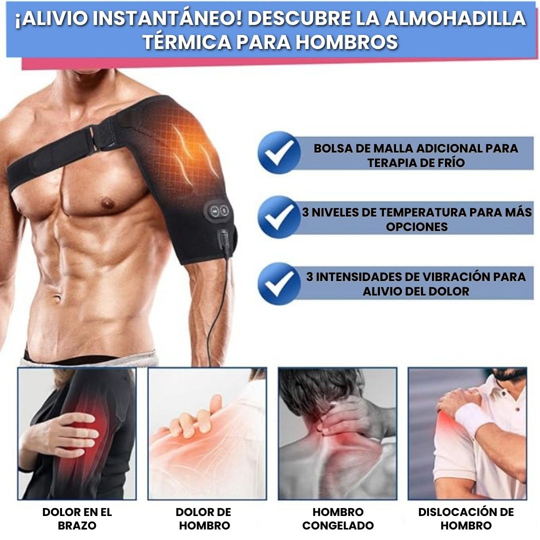 Almohadilla térmica de hombro